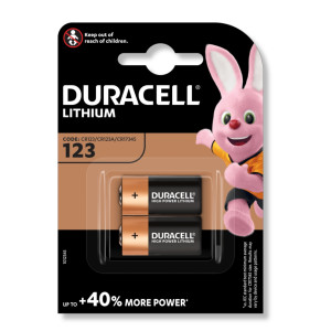Pilas Alcalinas CR123 Pack 2 Unids